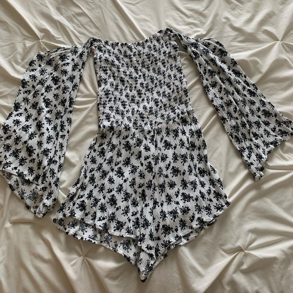 Blue Life strapless romper